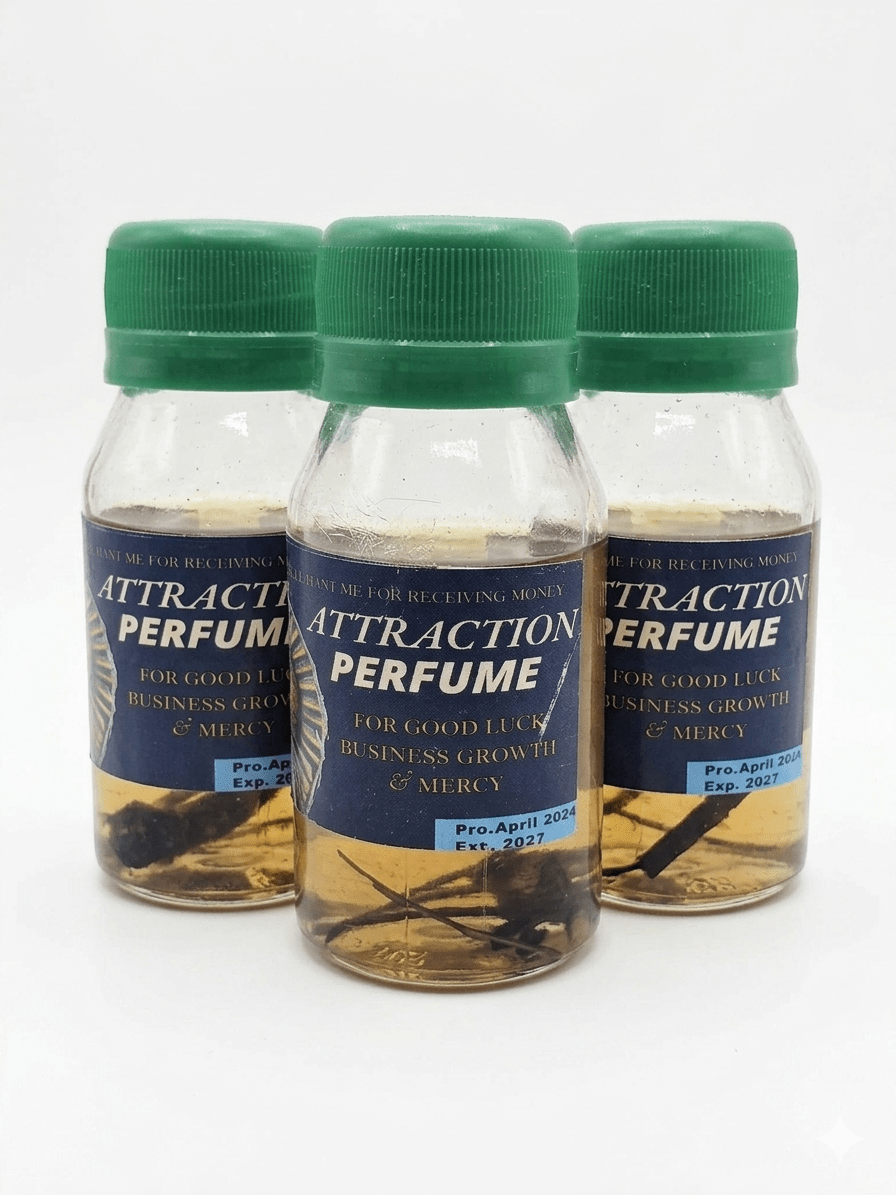 Handmade Attraction Perfume – Good Luck & Business Growth - Mercy & Favor Spiritual Oil - Perfume - Cherubim Aura