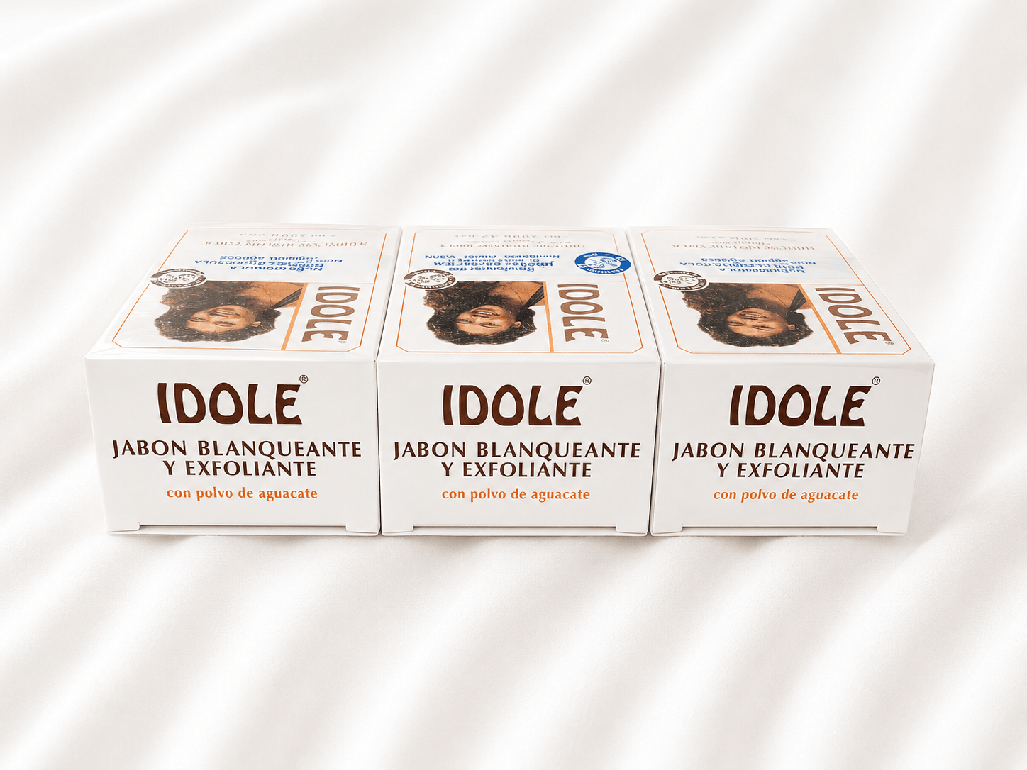 IDOLE Lightening Exfoliating Soap with Avocado Powder – 3 Bars - 200g - Skincare - Cherubim Aura