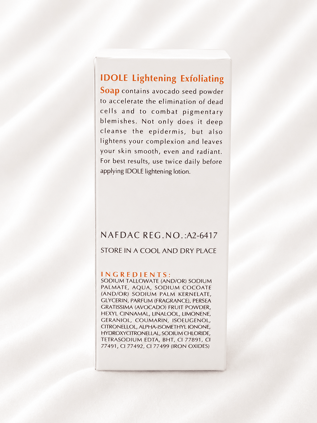 IDOLE Lightening Exfoliating Soap with Avocado Powder – 3 Bars - 200g - Skincare - Cherubim Aura