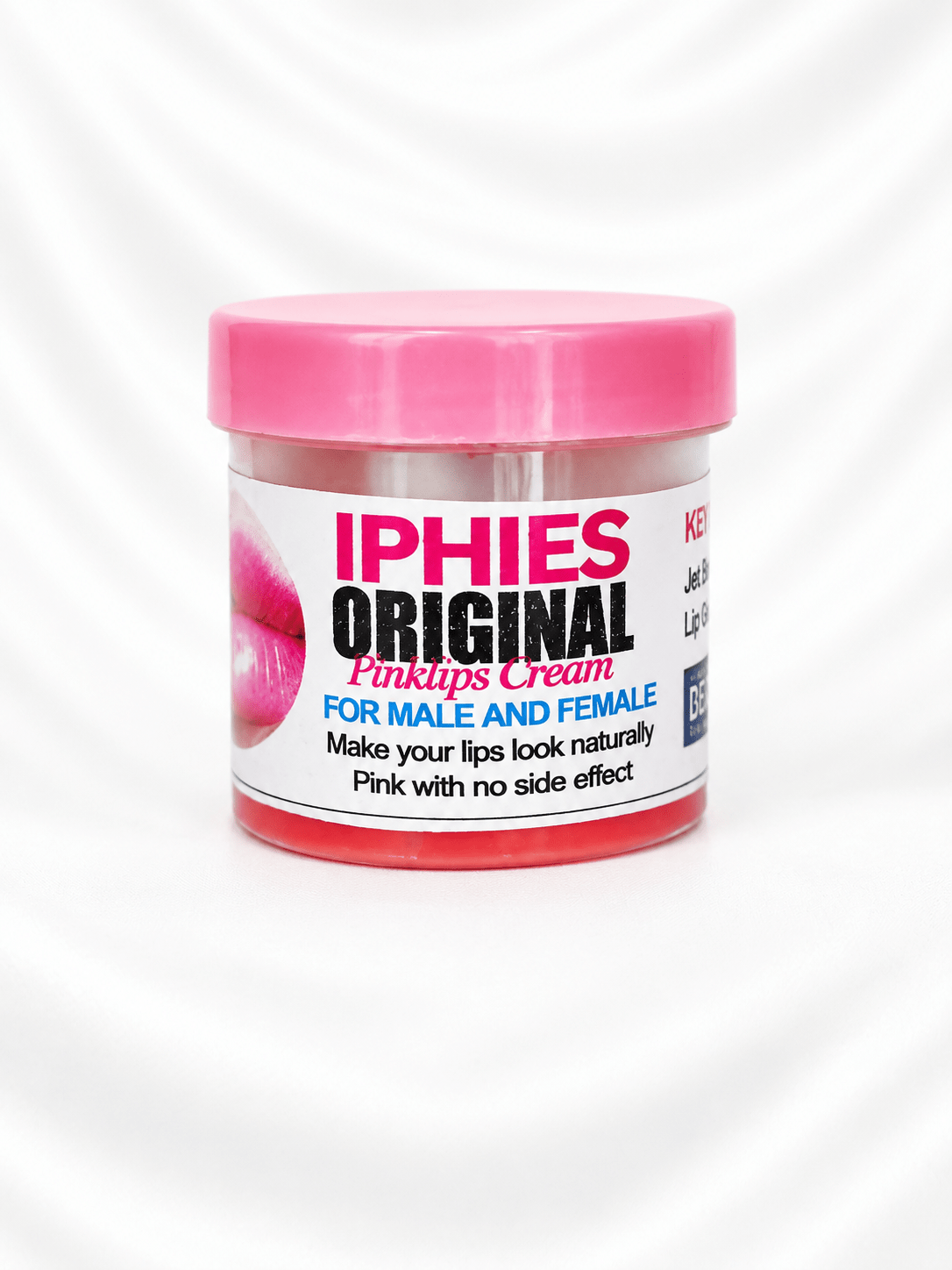 Iphies Original Pink Lips Cream | Moisturising Lip Care Cream | Soft, Smooth & Naturally Healthy-Looking Lips | For Men & Women | 20g - Lip Balm - Cherubim Aura