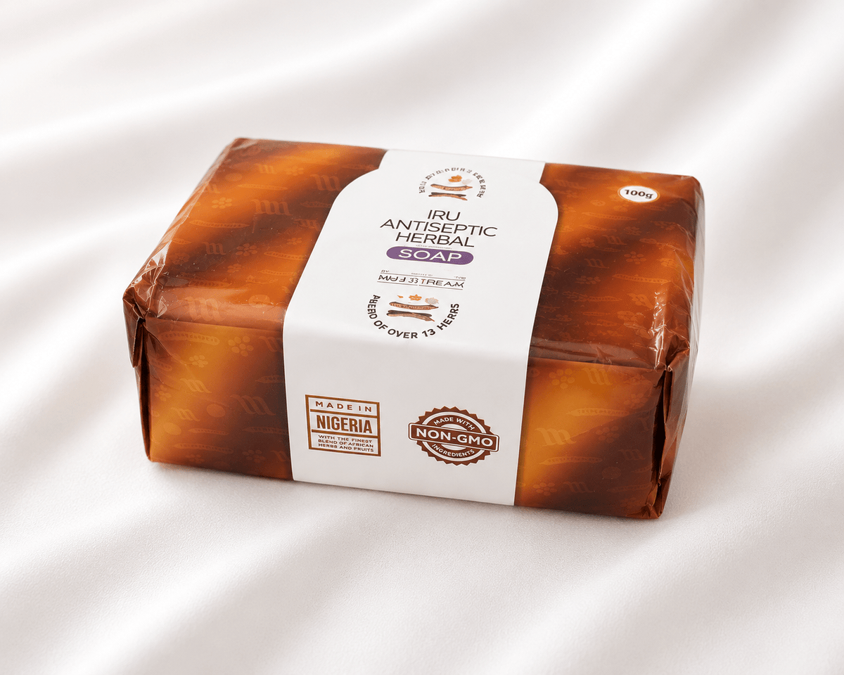 IRU Antiseptic Herbal Soap – 13+ Herb Daily Cleansing Bar - Skincare - Cherubim Aura