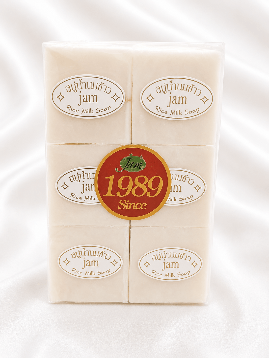 Jam Rice Milk Soap 6 - Pack – Gentle Nourishing Cleansing Bar - Skincare - Cherubim Aura