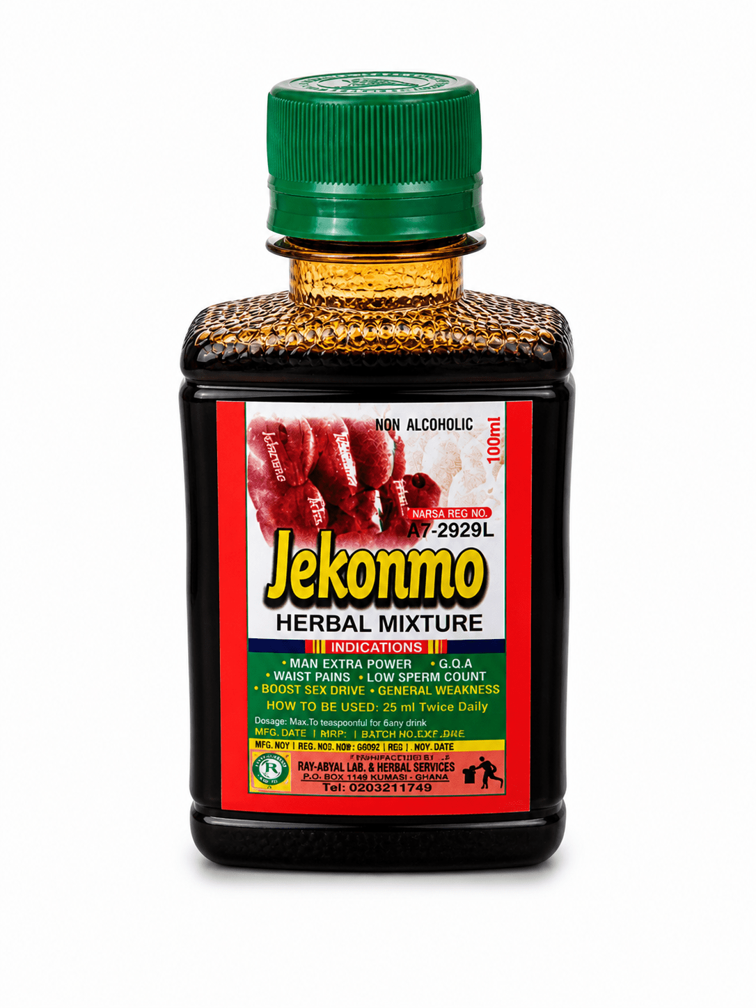 Jekonmo Herbal Mixture – 100ml Traditional Vitality & Strength Tonic - herb - Cherubim Aura