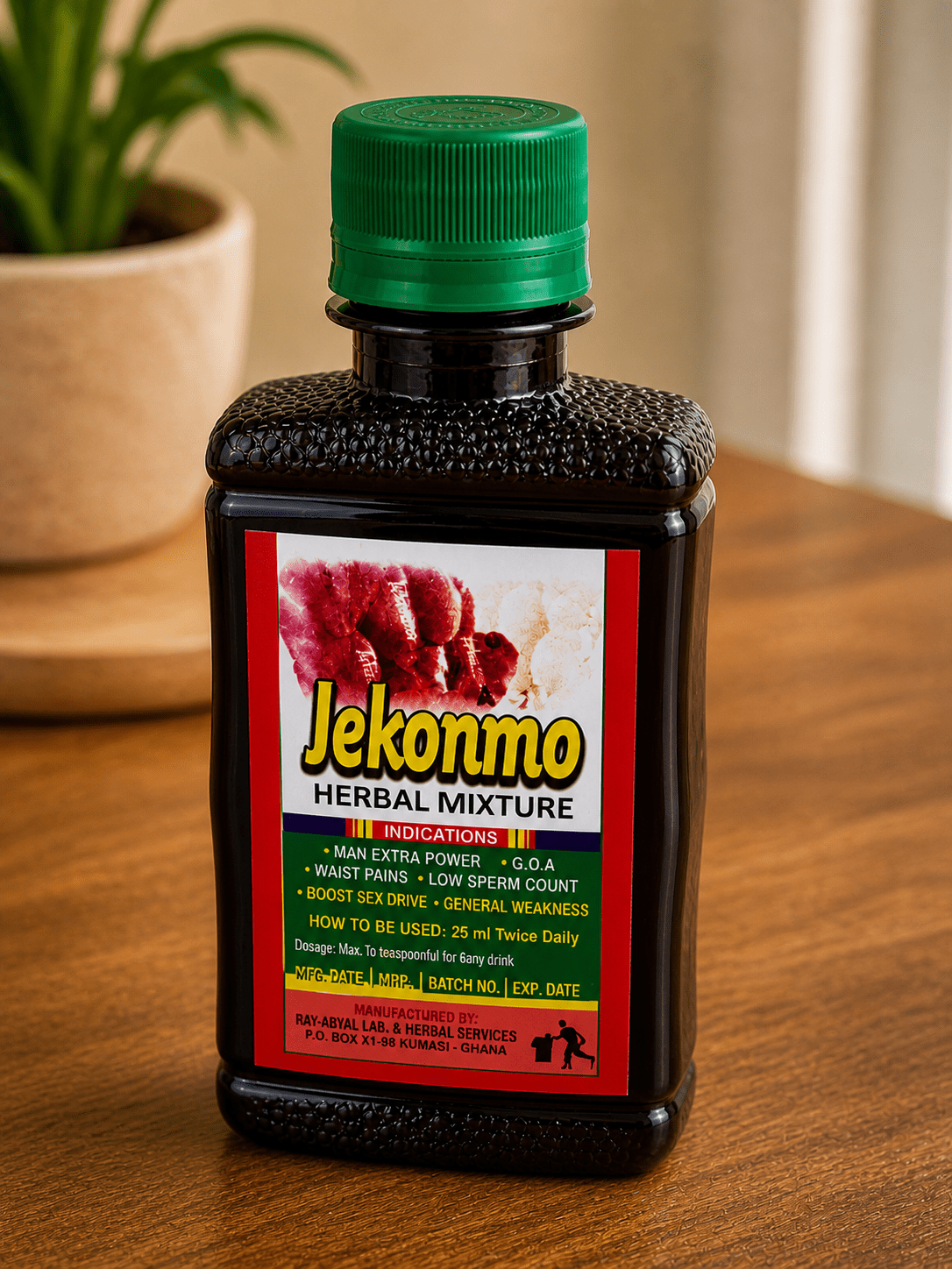 Jekonmo Herbal Mixture – 100ml Traditional Vitality & Strength Tonic - herb - Cherubim Aura