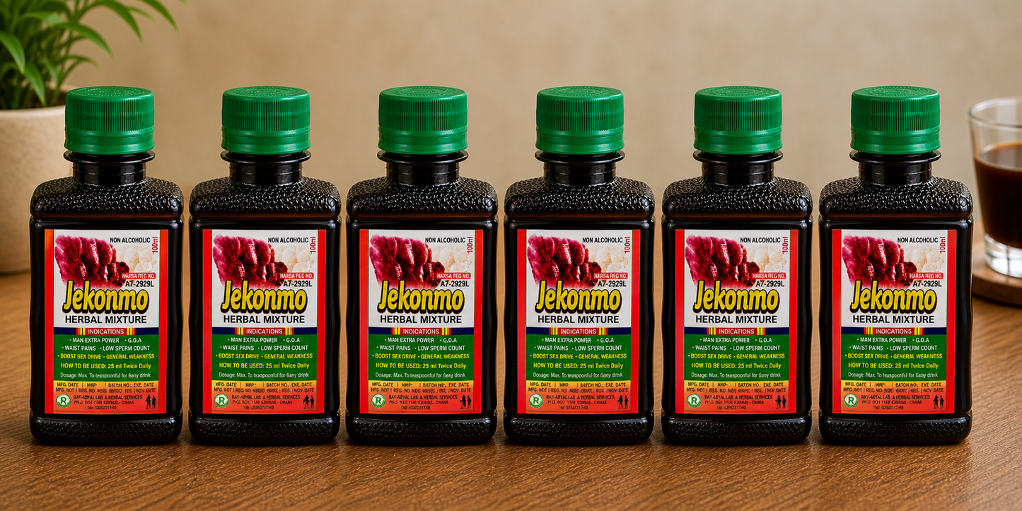 Jekonmo Herbal Mixture – 100ml Traditional Vitality & Strength Tonic