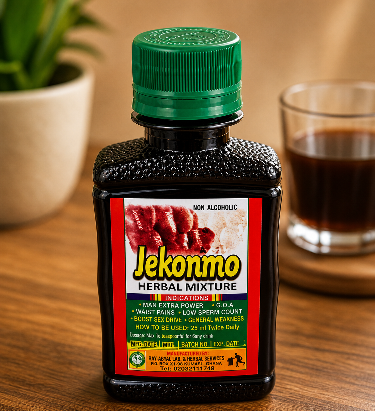 Jekonmo Herbal Mixture – 100ml Traditional Vitality & Strength Tonic