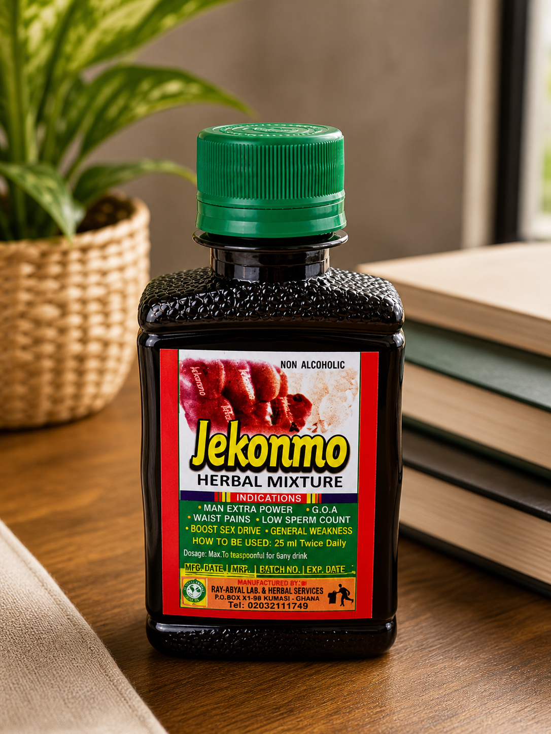 Jekonmo Herbal Mixture – 100ml Traditional Vitality & Strength Tonic