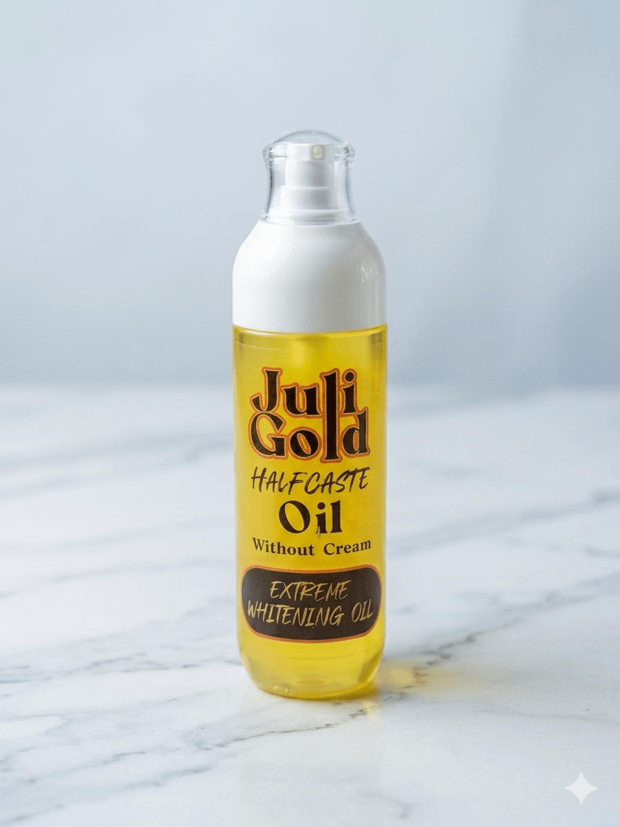 Juli Gold Half Caste Extreme Whitening Oil – Brightening Body Care - Skincare - Cherubim Aura
