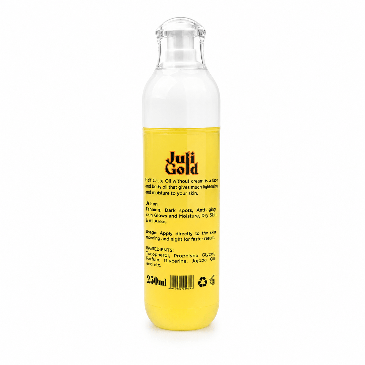 Juli Gold Half Caste Extreme Whitening Oil – Brightening Body Care - Skincare - Cherubim Aura