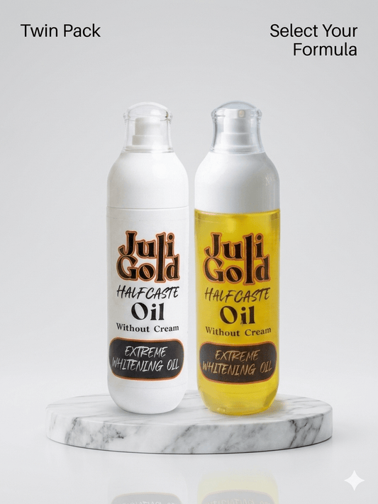 Juli Gold Half Caste Extreme Whitening Oil – Brightening Body Care - Skincare - Cherubim Aura