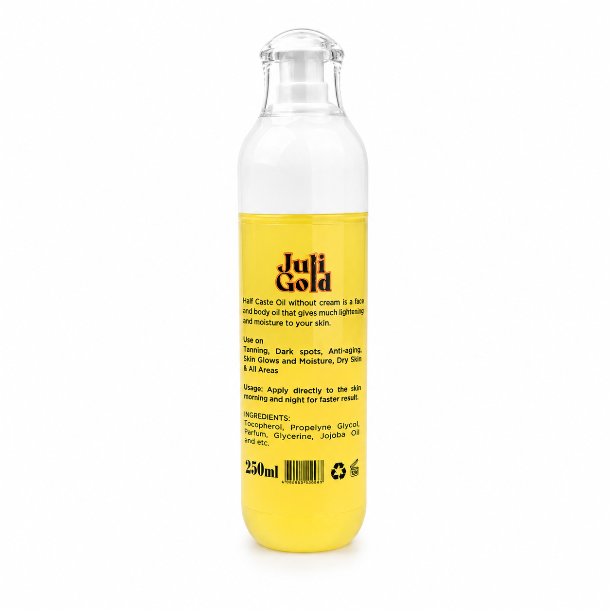 Juli Gold Half Caste Extreme Whitening Oil – Brightening Body Care