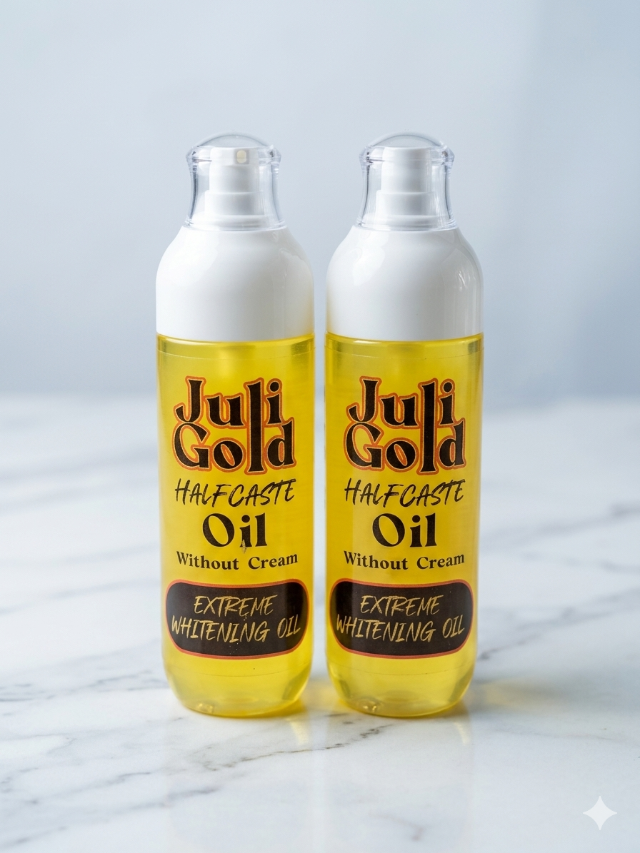 Juli Gold Half Caste Extreme Whitening Oil – Brightening Body Care