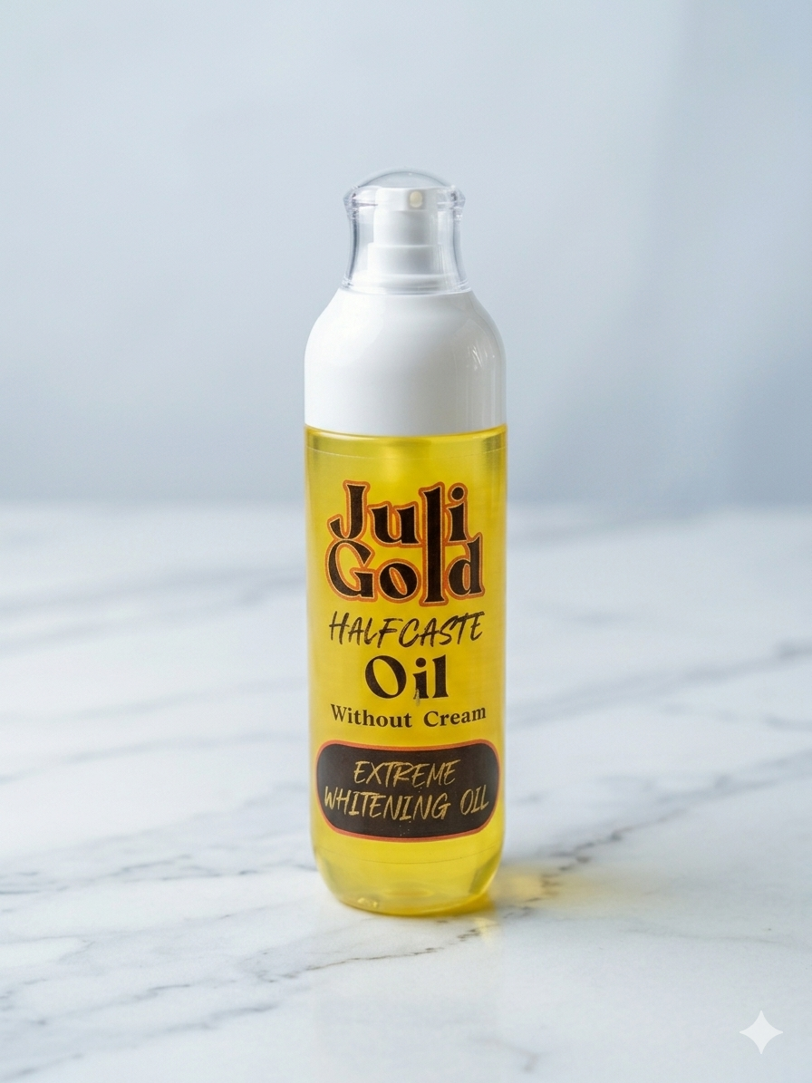 Juli Gold Half Caste Extreme Whitening Oil – Brightening Body Care