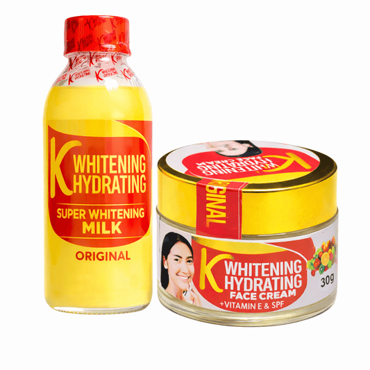 K Whitening Hydrating Super Whitening Milk & Face Cream Set - Skincare - Cherubim Aura