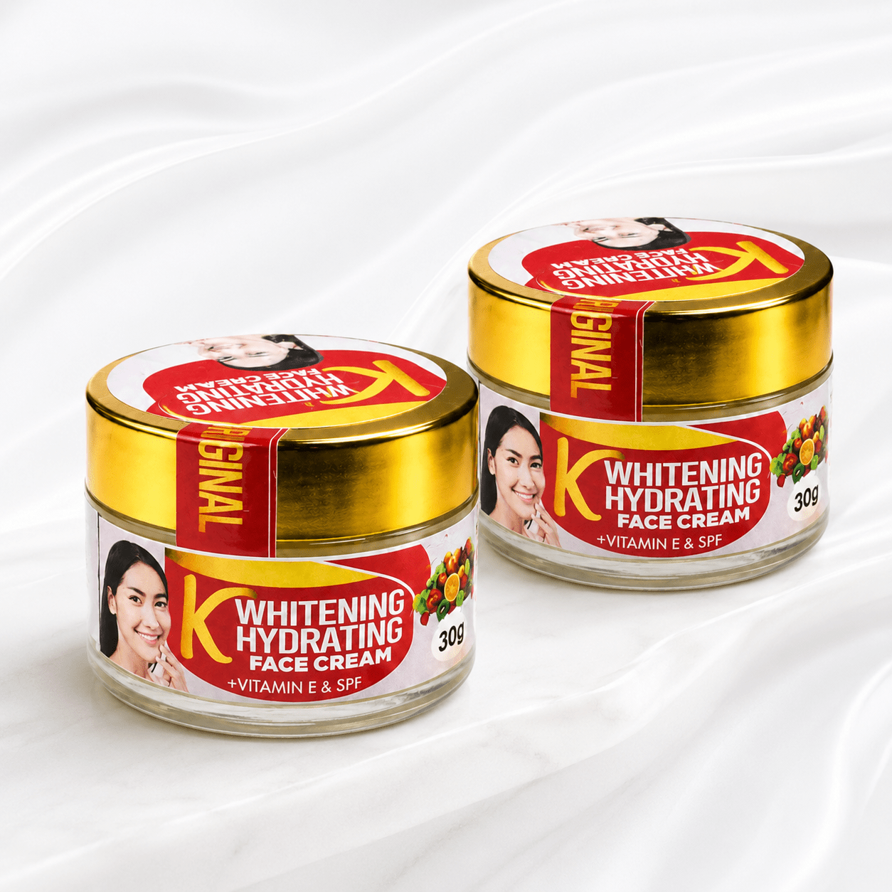K Whitening Hydrating Super Whitening Milk & Face Cream Set - Skincare - Cherubim Aura