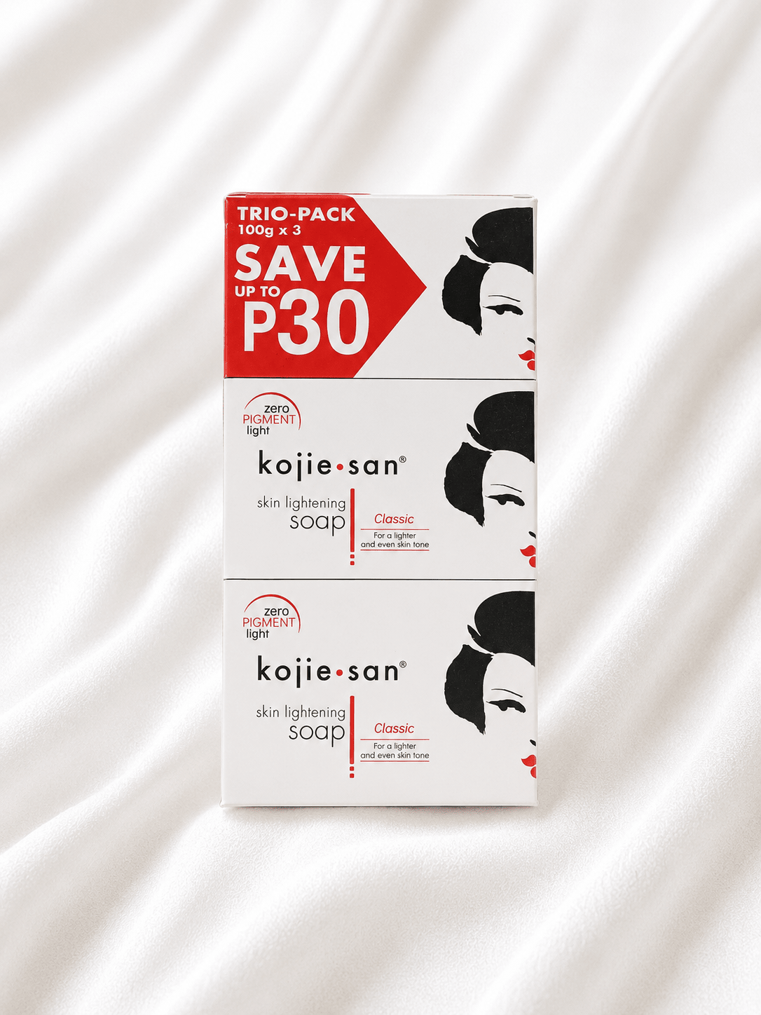Kojie San Classic Skin Lightening Soap – Kojic Acid Cleansing Bar for Brighter - Even-Looking Face & Body Skin - Skincare - Cherubim Aura