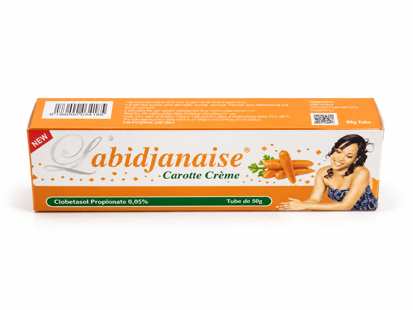 Labidjanaise Carotie Crème – Topical Treatment – 50g - Skincare - Cherubim Aura