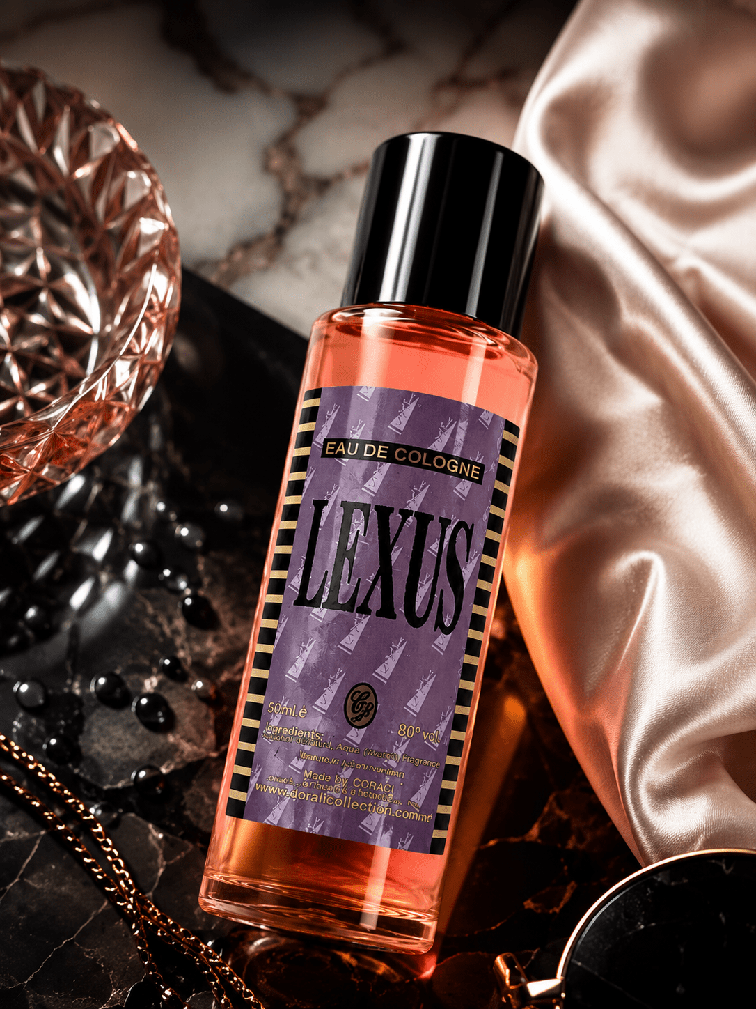 LEXUS Eau de Cologne 50ml – Classic Fresh Everyday Fragrance - Eau de Cologne - Cherubim Aura