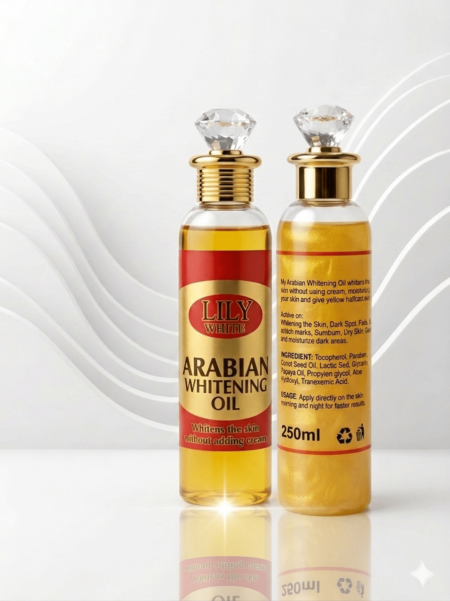 Lily White Arabian Whitening Body Oil | Nourishing Moisturising Beauty Oil | 250ml - Body Oil - Cherubim Aura