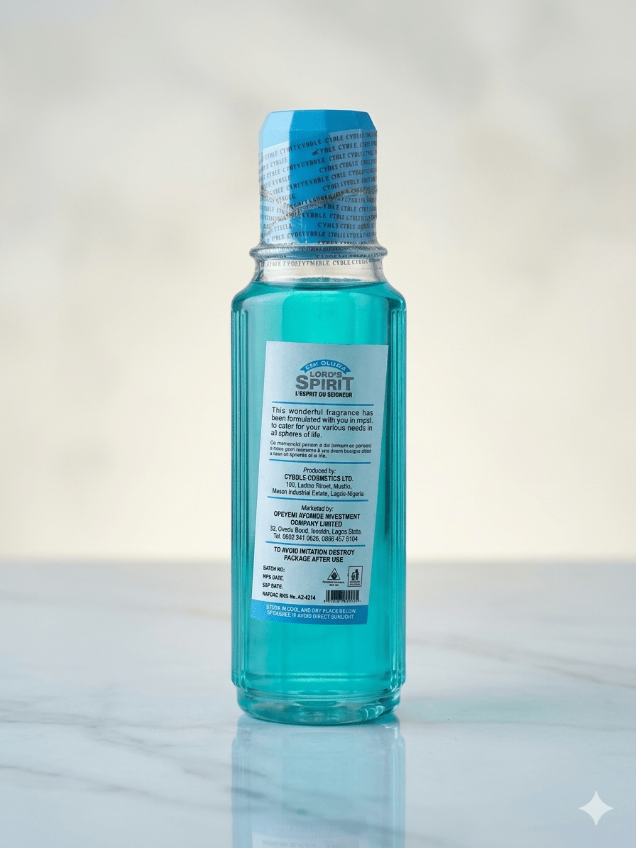 Lord's Spirit Spiritual Perfume | Premium Spiritual Cologne | 250ml & 150ml | Long-Lasting - Refreshing Anointing Cologne - Perfume - Cherubim Aura