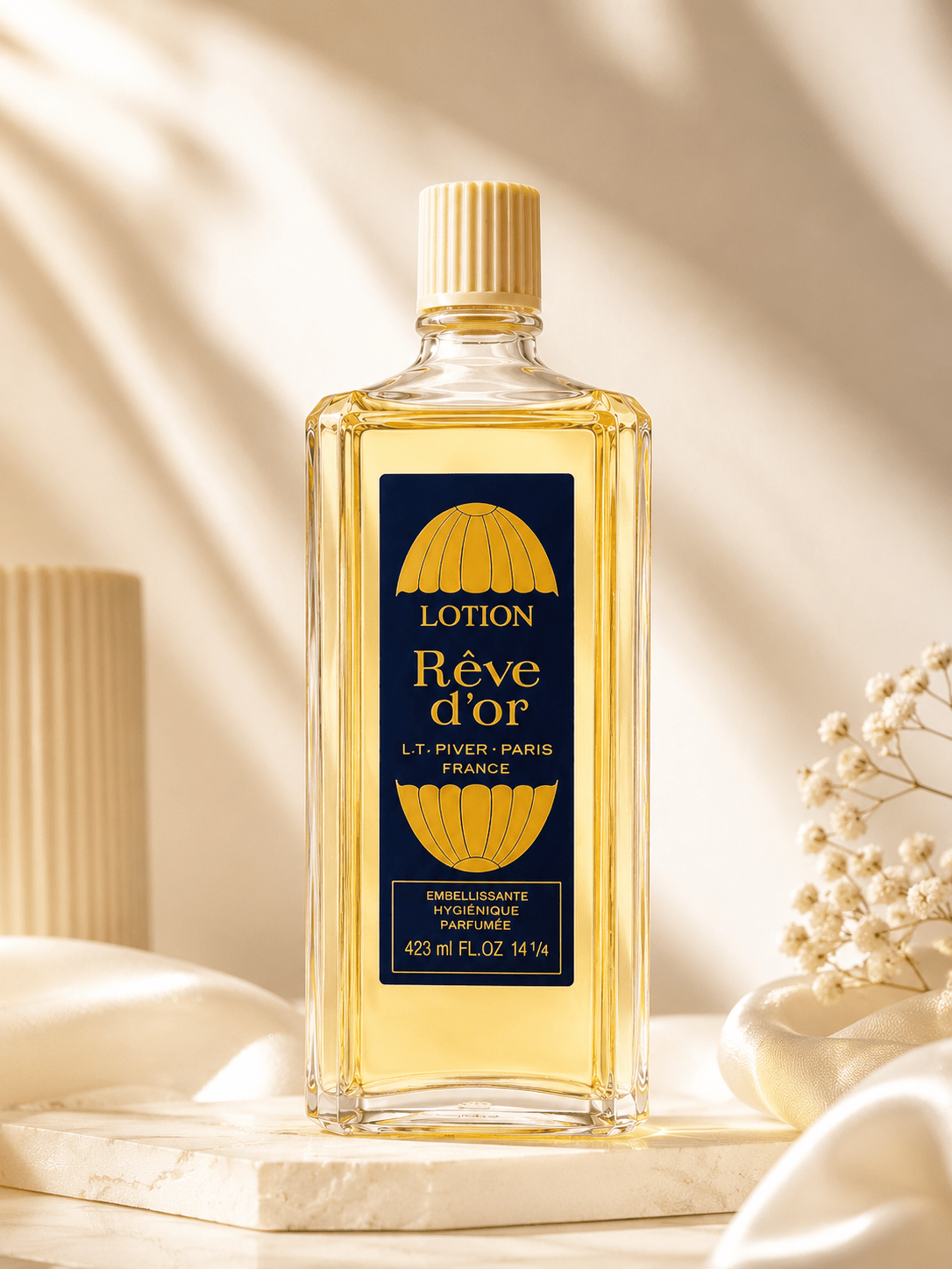 L.T. Piver Rêve d'Or Perfumed Lotion – Classic French Fragrance 91ml & 423ml - Perfume - Cherubim Aura
