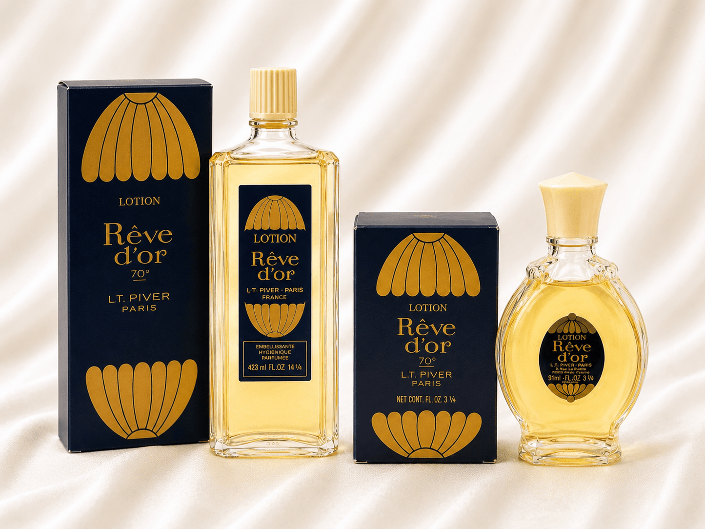 L.T. Piver Rêve d'Or Perfumed Lotion – Classic French Fragrance 91ml & 423ml - Perfume - Cherubim Aura