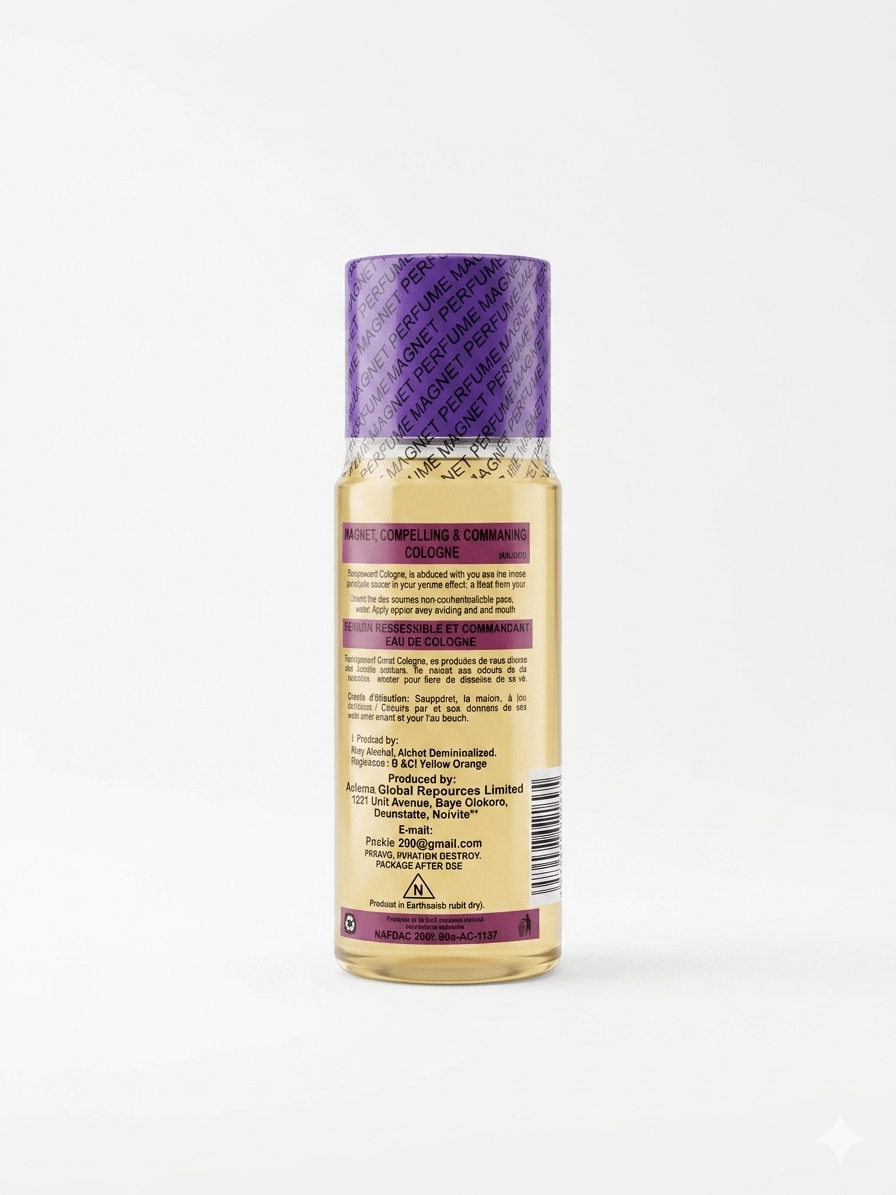 Magnet Spiritual Perfume | Premium Spiritual Cologne for Compelling & Commanding | 250ml & 150ml - Perfume - Cherubim Aura