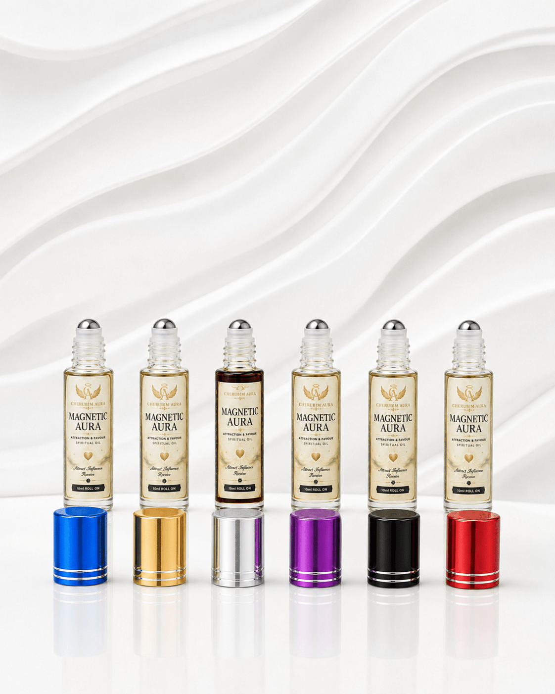 Magnetic Aura Roll-On Spiritual Oil – Attraction & Favour Aura Oil - Roll On - Cherubim Aura