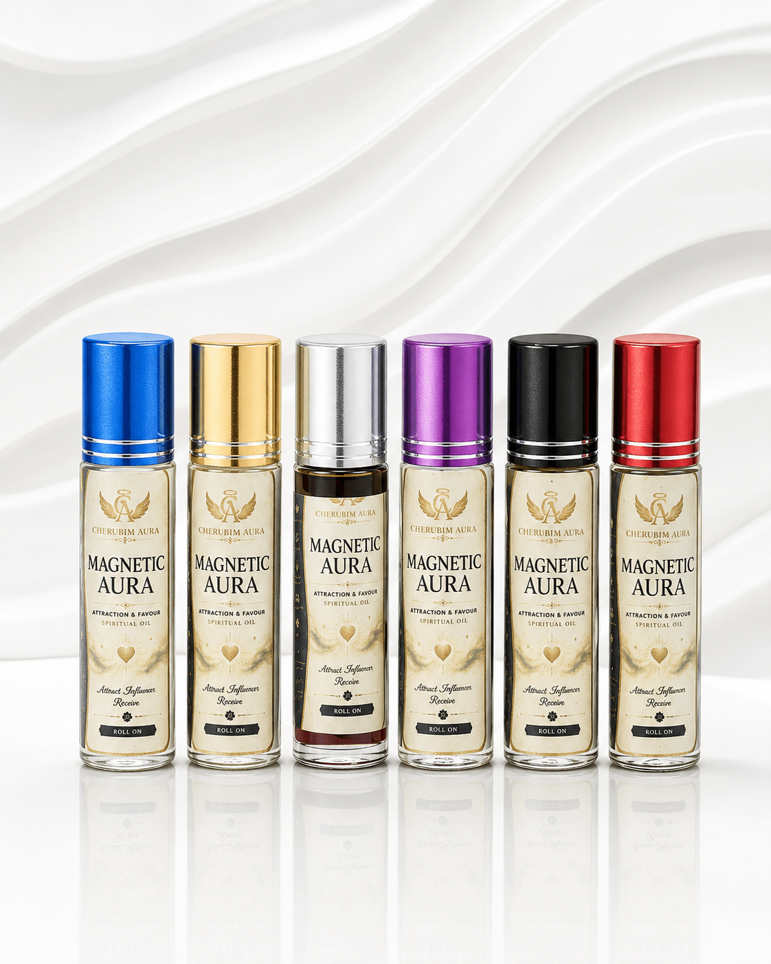 Magnetic Aura Roll-On Spiritual Oil – Attraction & Favour Aura Oil - Roll On - Cherubim Aura