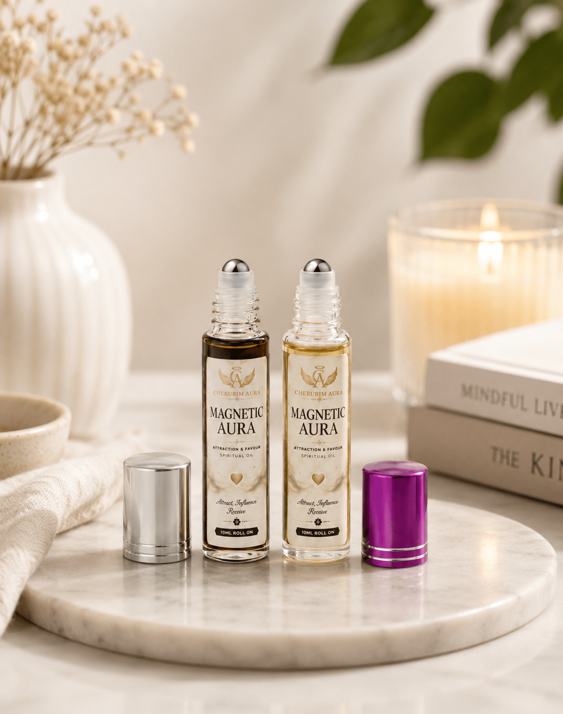 Magnetic Aura Roll-On Spiritual Oil – Attraction & Favour Aura Oil - Roll On - Cherubim Aura