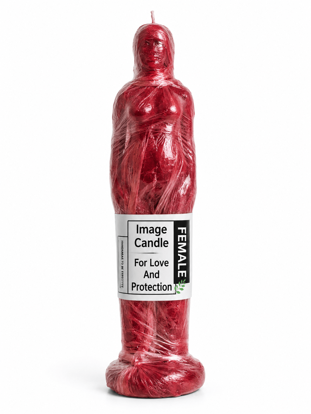 Male & Female Image Candle for Love & Protection – Spiritual Figure Ritual Candle – Red, Black & White - Spiritual Candles - Cherubim Aura
