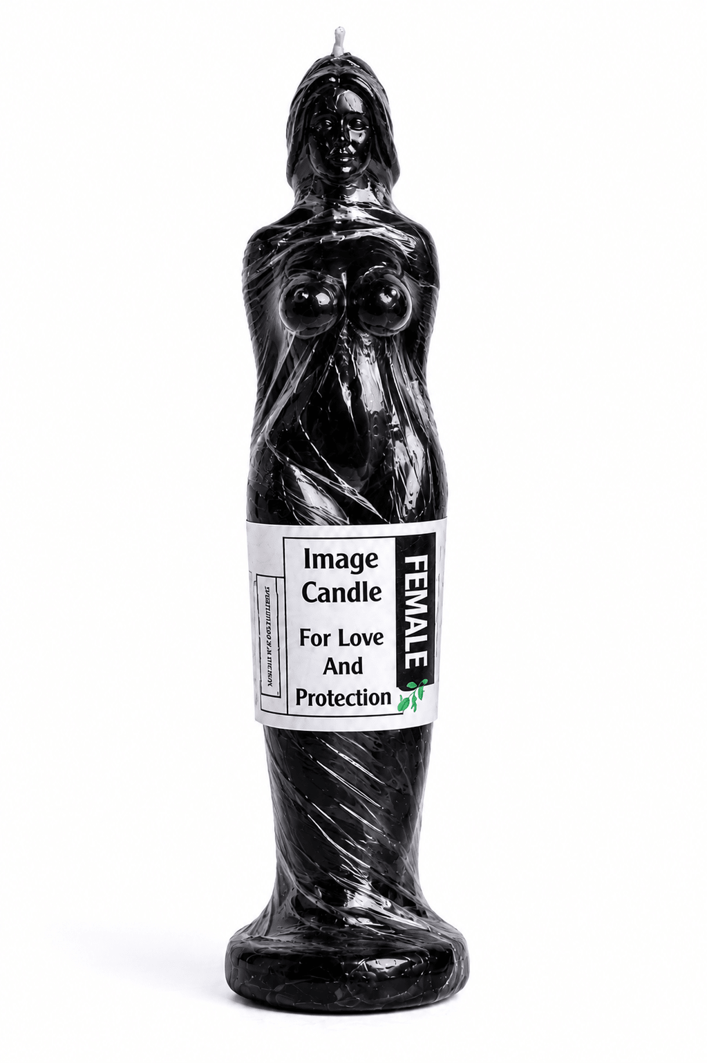 Male & Female Image Candle for Love & Protection – Spiritual Figure Ritual Candle – Red, Black & White - Spiritual Candles - Cherubim Aura