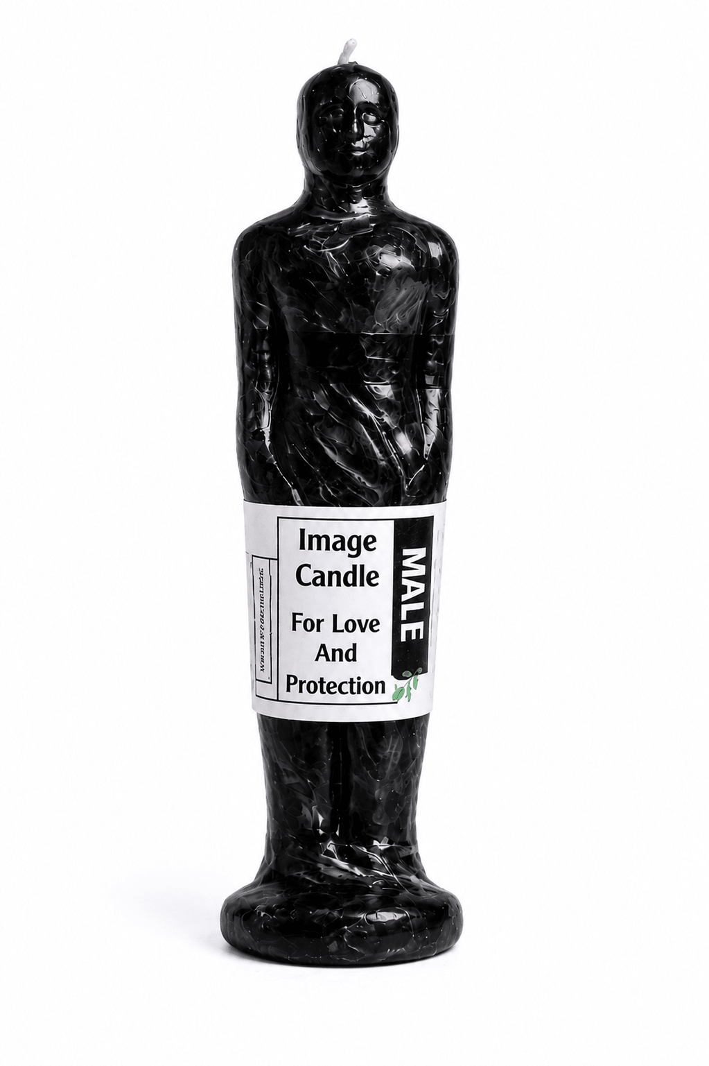 Male & Female Image Candle for Love & Protection – Spiritual Figure Ritual Candle – Red, Black & White - Spiritual Candles - Cherubim Aura