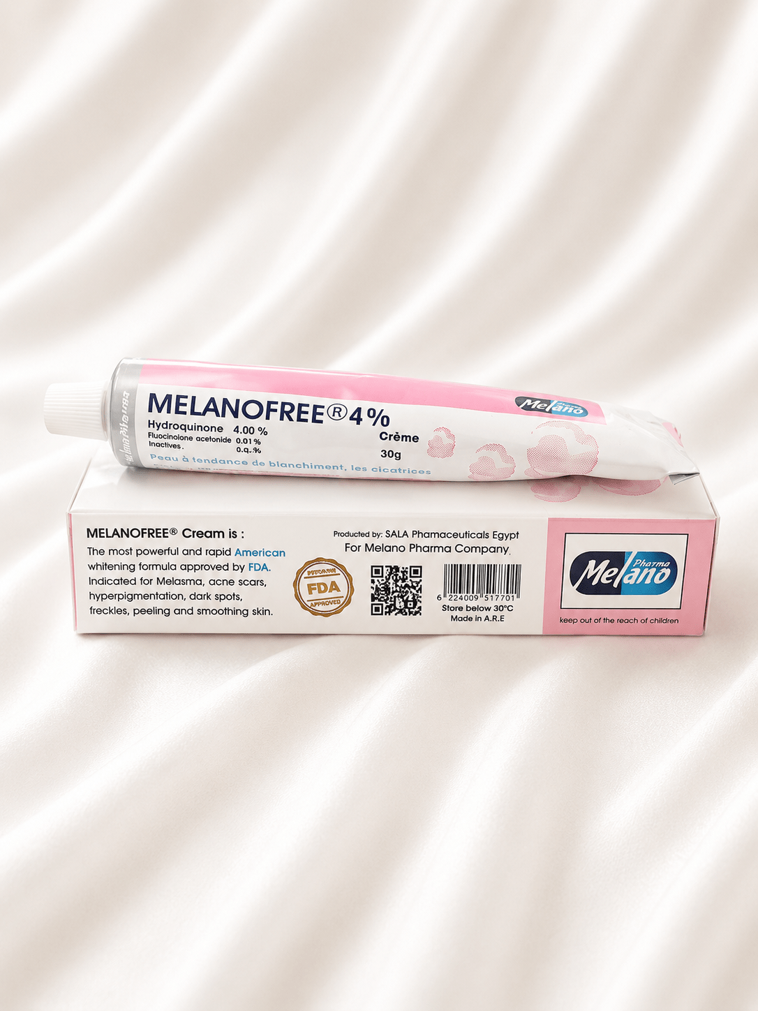 Melanofree 4% Hydroquinone Cream 30g – Melasma & Dark Spot Corrector - Skincare - Cherubim Aura