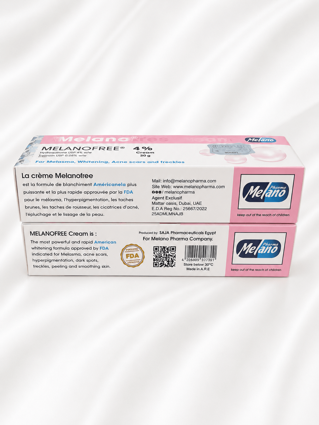 Melanofree 4% Hydroquinone Cream 30g – Melasma & Dark Spot Corrector - Skincare - Cherubim Aura