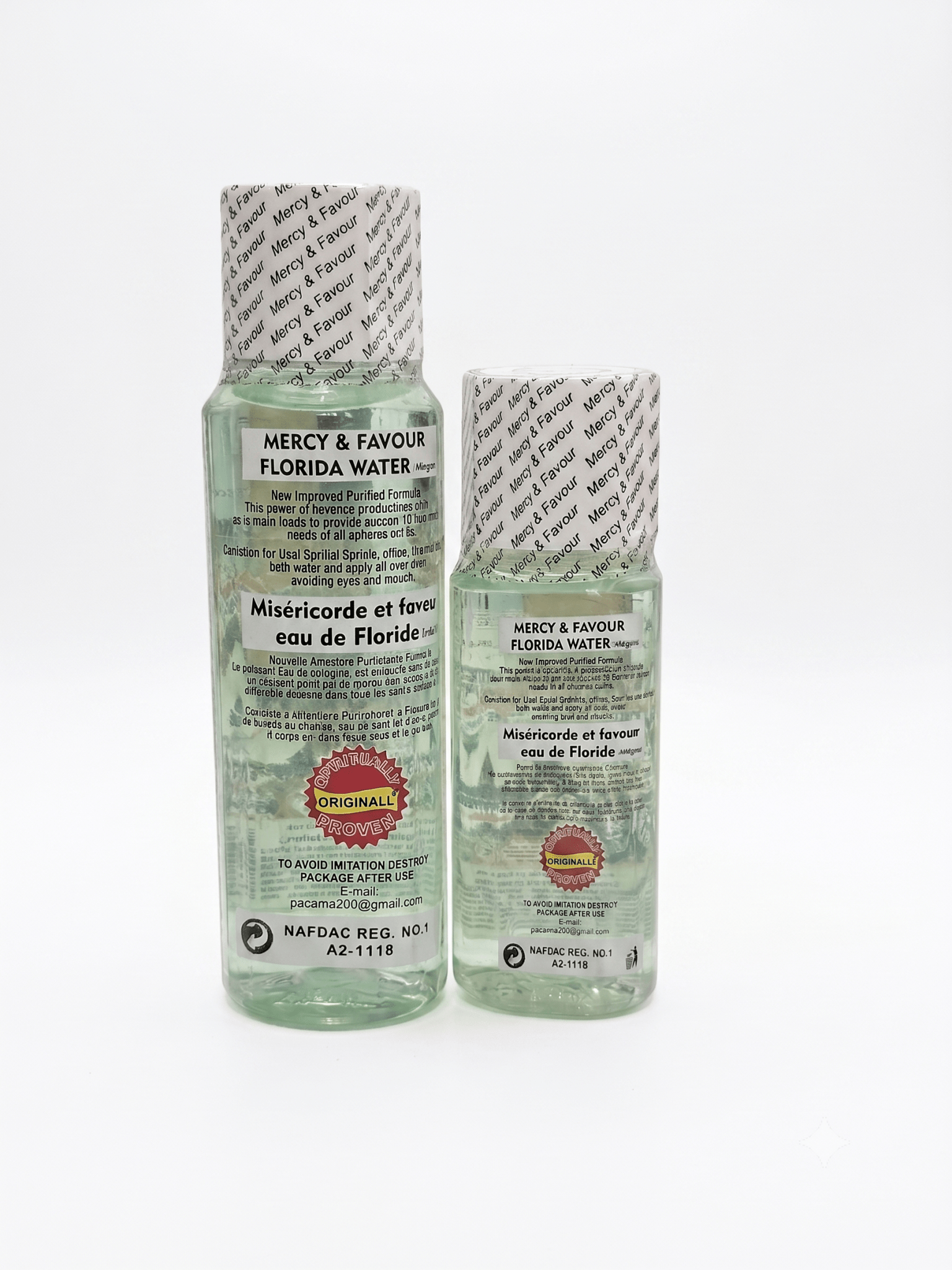 Mercy & Favour Florida Water All Purpose Cologne | Spiritual Cleansing & Refreshing Cologne | 250ml & 150ml - Perfume - Cherubim Aura