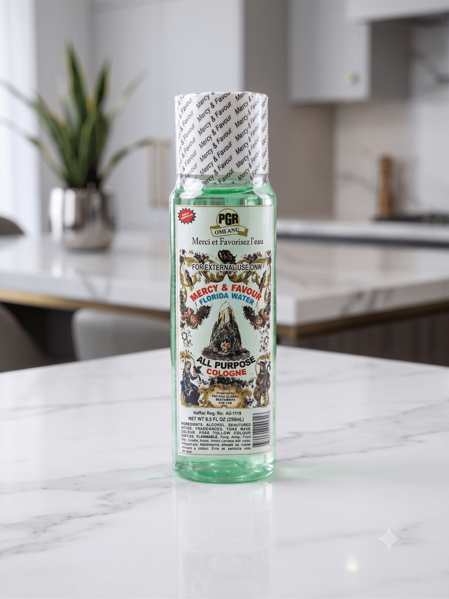 Mercy & Favour Florida Water All Purpose Cologne | Spiritual Cleansing & Refreshing Cologne | 250ml & 150ml - Perfume - Cherubim Aura