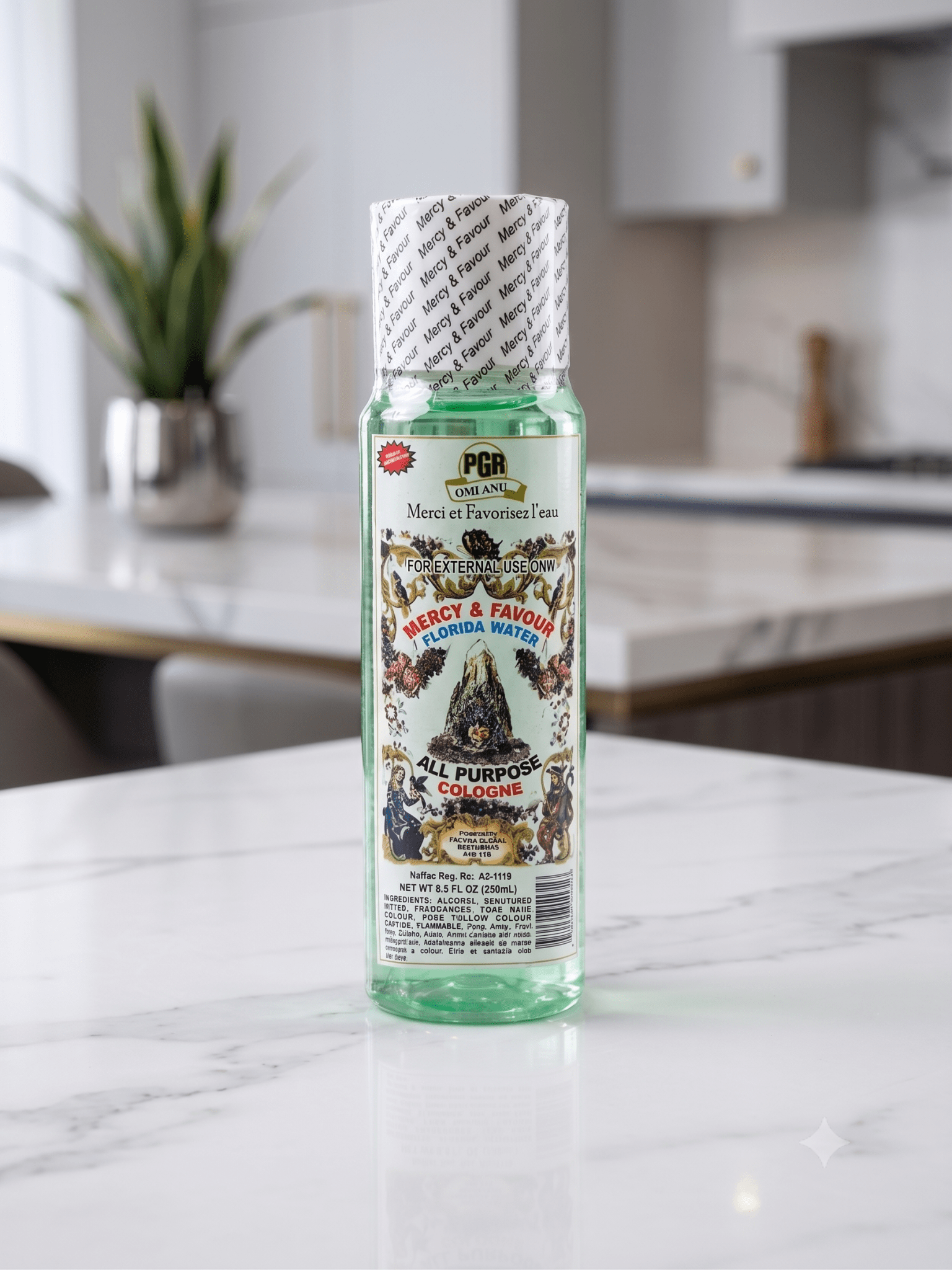 Mercy & Favour Florida Water All Purpose Cologne | Spiritual Cleansing & Refreshing Cologne | 250ml & 150ml - Perfume - Cherubim Aura