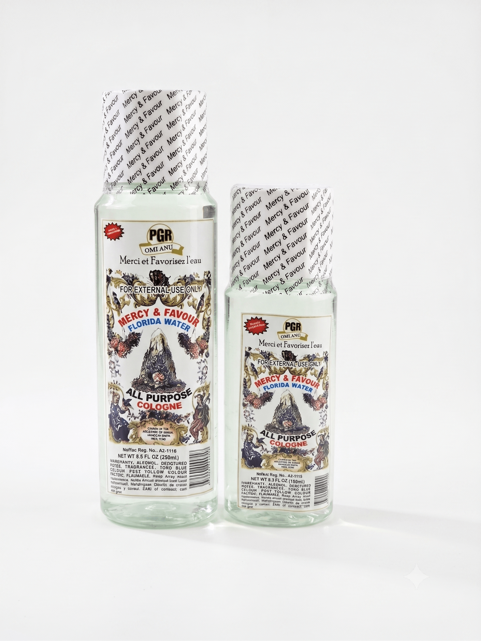 Mercy & Favour Florida Water All Purpose Cologne | Spiritual Cleansing & Refreshing Cologne | 250ml & 150ml - Perfume - Cherubim Aura