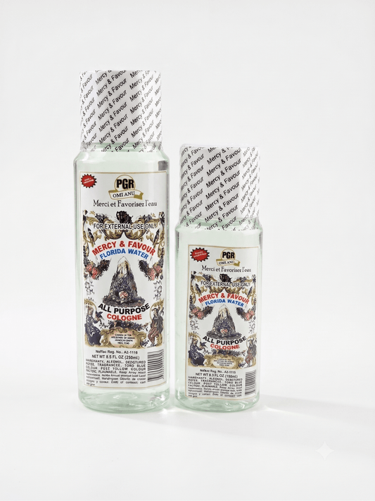 Mercy & Favour Florida Water All Purpose Cologne | Spiritual Cleansing & Refreshing Cologne | 250ml & 150ml - Perfume - Cherubim Aura
