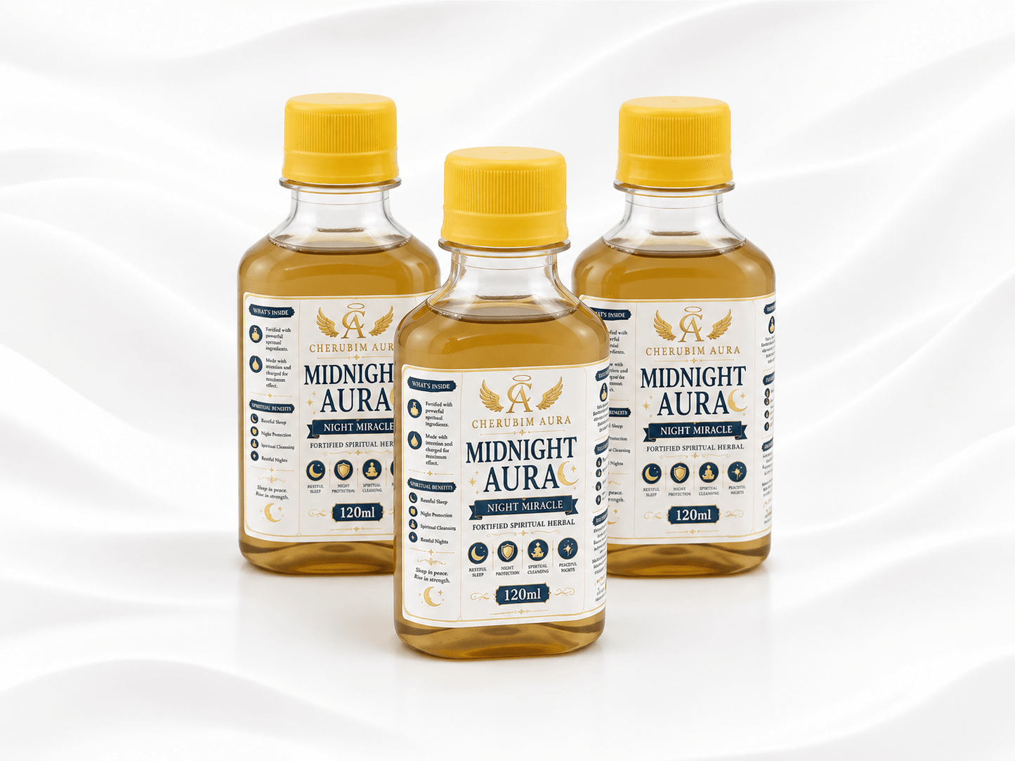 Midnight Aura Night Miracle Fortified Spiritual Perfume - Cherubim Aura - 120ml - Fortified Perfume - Cherubim Aura