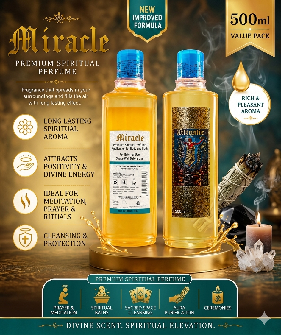 Miracle Altimatic Premium Fragrance – Long-Lasting Air Freshener & Ambient Spiritual Water - Perfume - Cherubim Aura