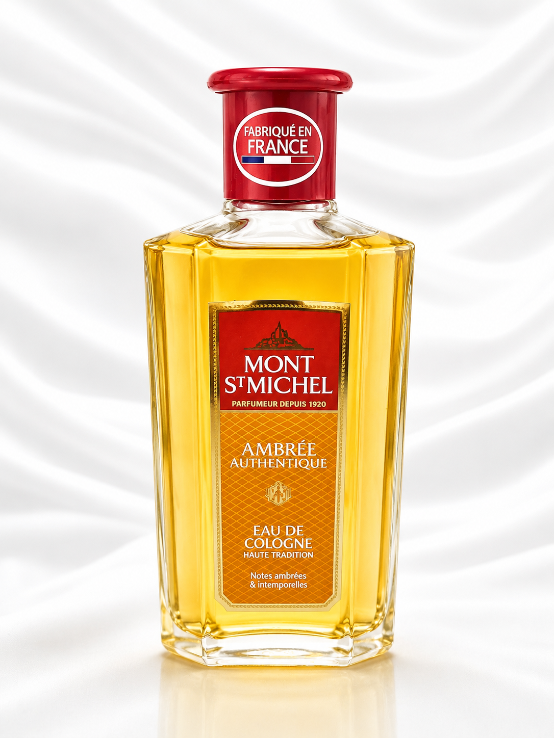 Mont St Michel Ambrée Authentique Eau de Cologne | Premium Amber Fragrance | Made in France