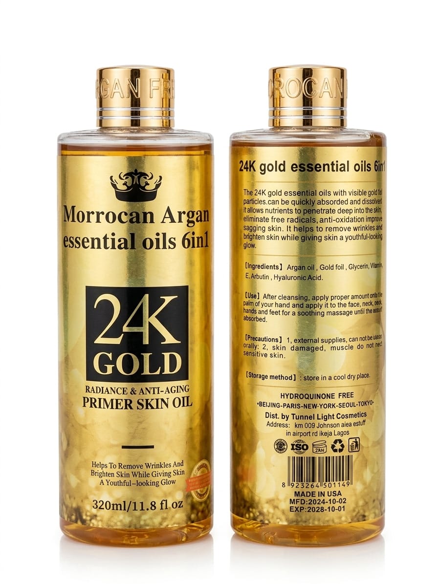 Moroccan Argan Essential Oils 6-in-1 - Skincare - Cherubim Aura