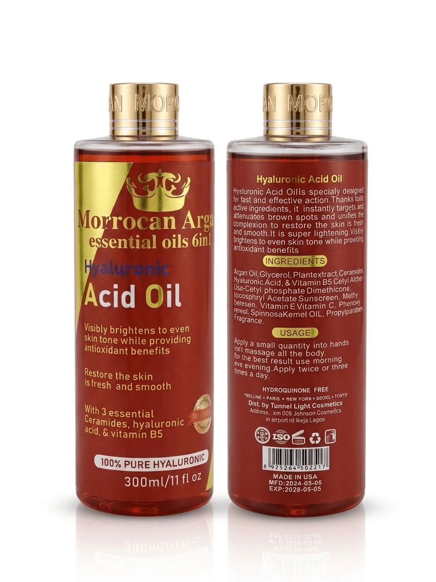 Moroccan Argan Essential Oils 6-in-1 - Skincare - Cherubim Aura