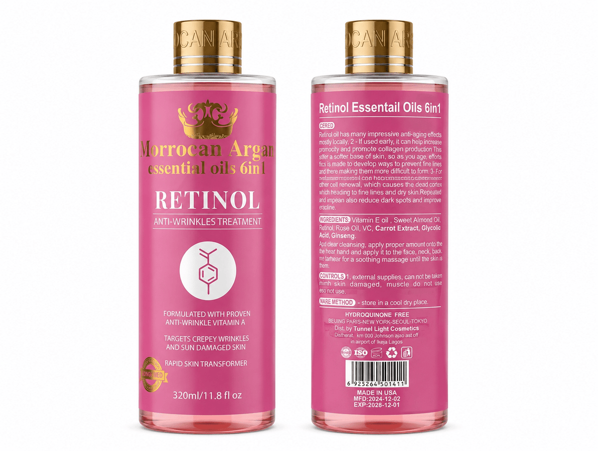 Moroccan Argan Essential Oils 6-in-1 - Skincare - Cherubim Aura