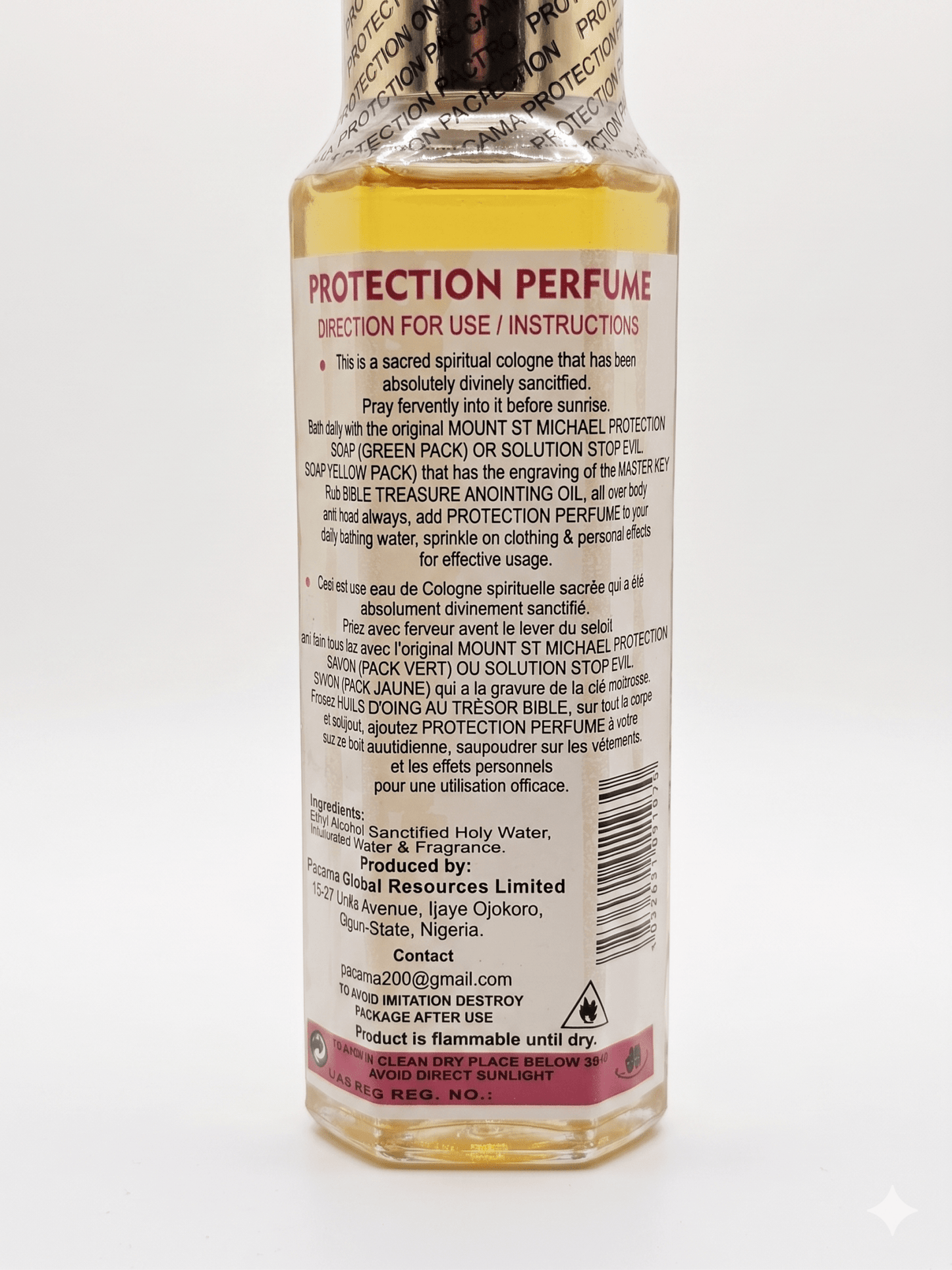 My Guidance Angel Protection Perfume 250ml | Spiritual Cologne | Everyday Blessing & Personal Fragrance - Perfume - Cherubim Aura