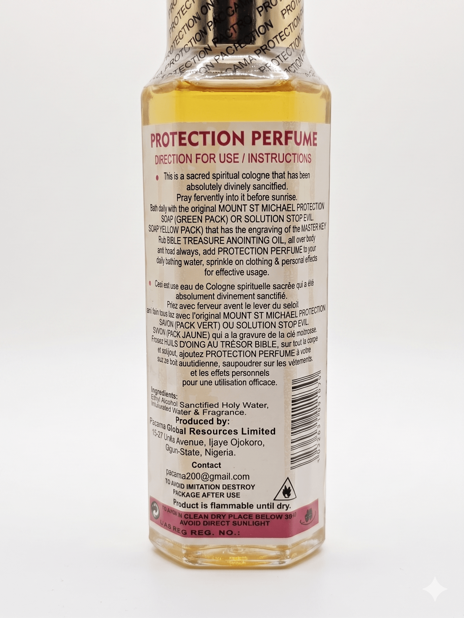 My Guidance Angel Protection Perfume 250ml | Spiritual Cologne | Everyday Blessing & Personal Fragrance - Perfume - Cherubim Aura