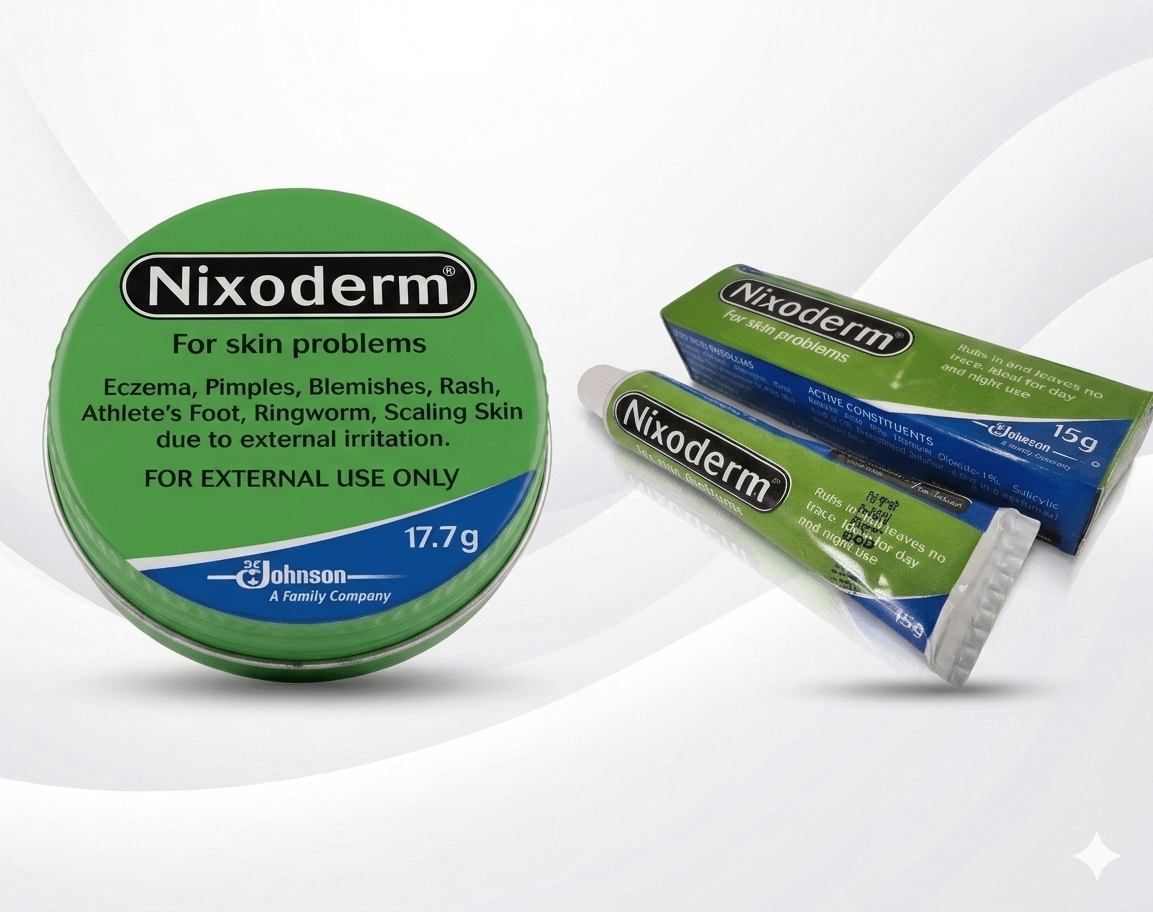 Nixoderm Skin Problems Treatment | Medicated Ointment 17.7g & Cream 15g | Skin Care - Ointment - Cherubim Aura