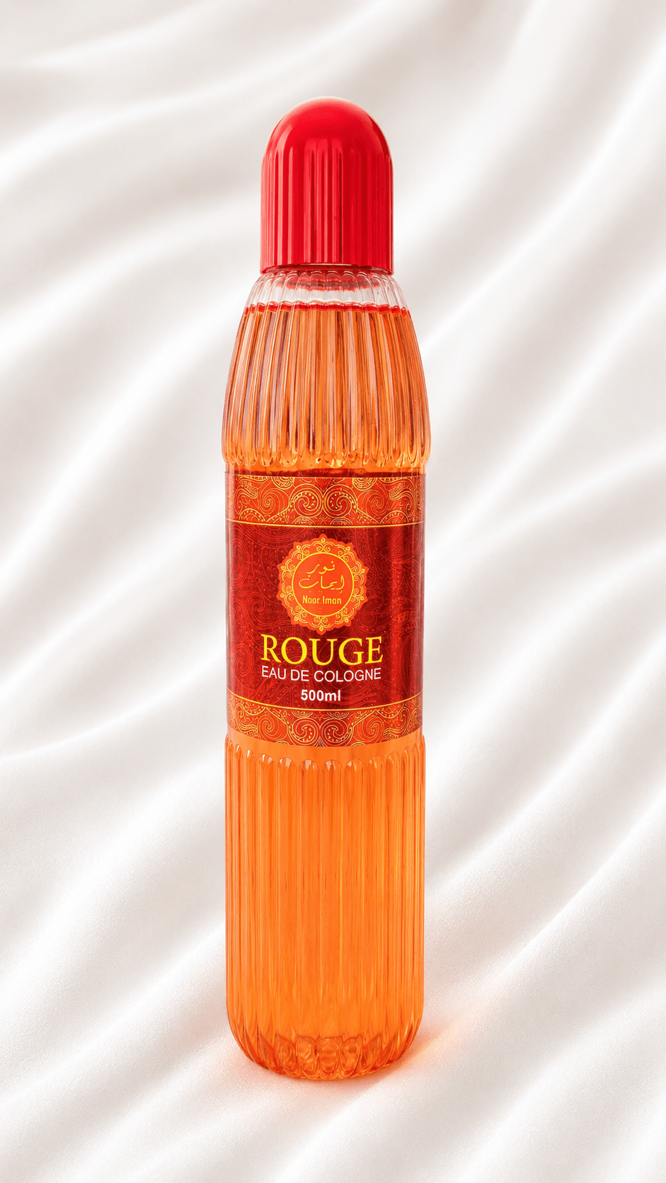 Noor-Iman Rouge Eau de Cologne 500ml – Classic Large-Size Body Fragrance - Eau de Cologne - Cherubim Aura